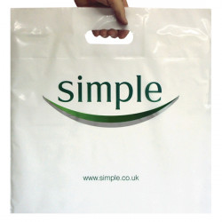 Reinforced Patch Handle Printed Carrier Bags