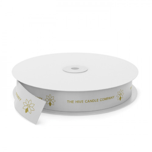 Hive Candle Printed Grosgrain Ribbon