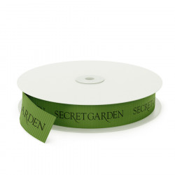 Secret Garden Printed Ribbon - Spring Moss(0567)