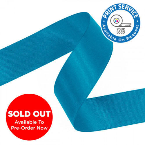 15mm Sea Blue Double Faced Satin Ribbon 15mm Sea Blue Double Faced Satin Ribbon