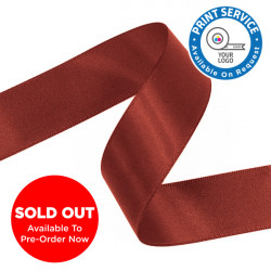 15mm Rust Double Faced Satin Ribbon