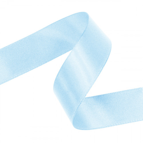 9mm Baby Blue Double Faced Satin Ribbon