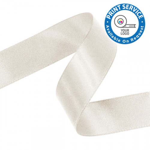 23mm Ivory Double Faced Satin Ribbon