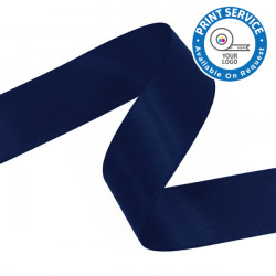 15mm Navy Double Faced Satin Ribbon