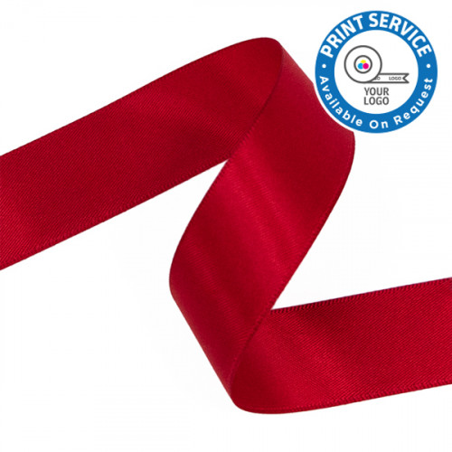 23mm Red Double Faced Satin Ribbon