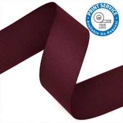 23mm Grosgrain Ribbon Burgundy