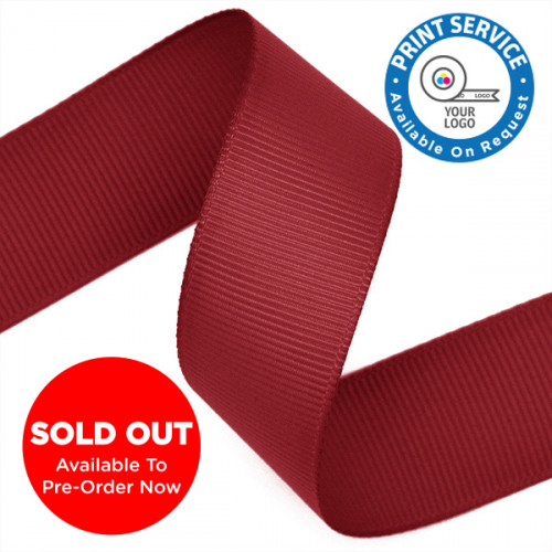 15mm Grosgrain Ribbon Red