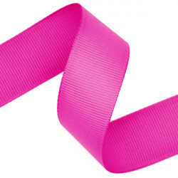 Shocking Pink Grosgrain Ribbon