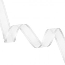 16mm White Elegance Organza Ribbon