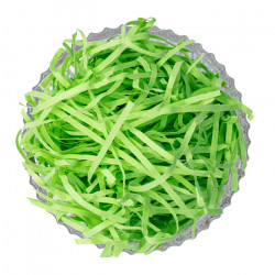 Apple Green Shredded Paper