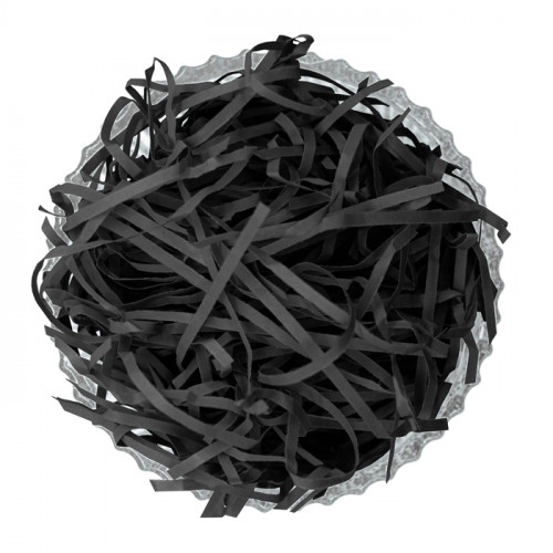 Black Shredded Paper