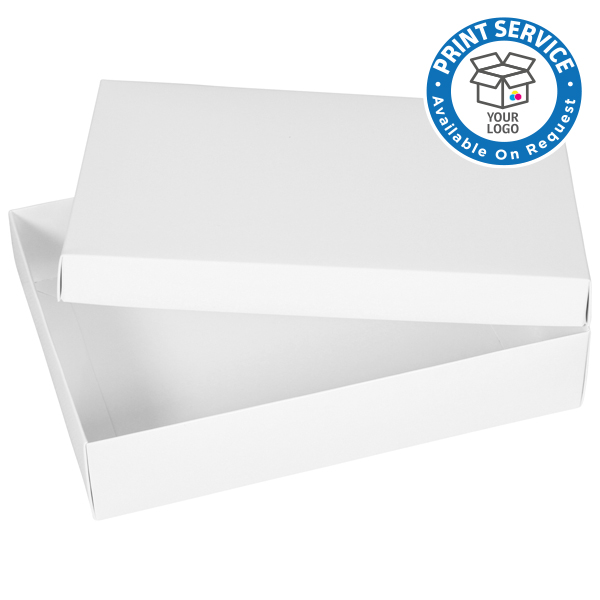 Luxe Verdeel patroon A4 White Gift Boxes
