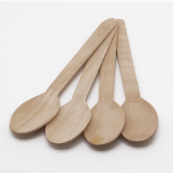 Disposable Wooden Desert Spoons