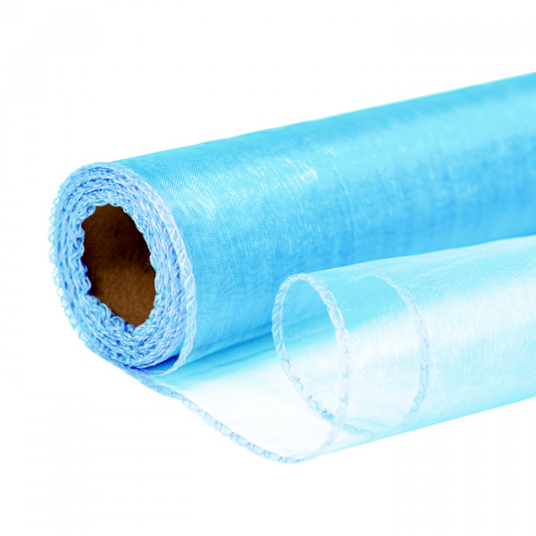 Aqua Blue Organza Rolls
