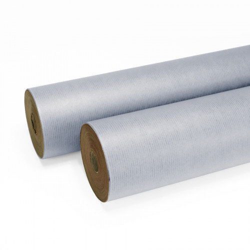 Metallic Silver Kraft Rolls