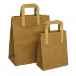 Brown Taped Handle Paper Carrier Bags Brown Taped Handle Paper Carrier Bags