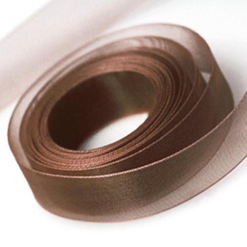 Chocolate Chiffon Ribbon