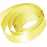 Lemon Double Faced Satin Ribbon Lemon Double Faced Satin Ribbon