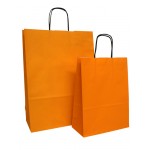 Orange Paper Carrier Bags Orange Paper Carrier Bags