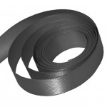 Pewter Grey Satin Ribbon Pewter Grey Satin Ribbon