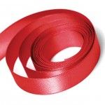 Red Double Faced Satin Ribbon Red Double Faced Satin Ribbon