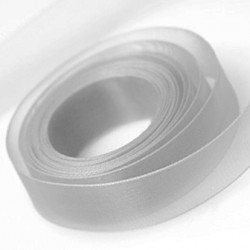 Silver Chiffon Ribbon