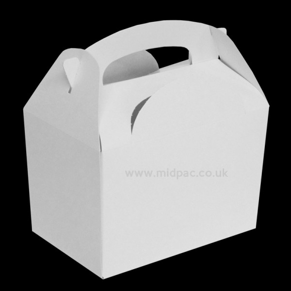 White Children's Meal Boxes