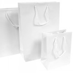 White Gloss Paper Carrier Bags White Gloss Paper Carrier Bags