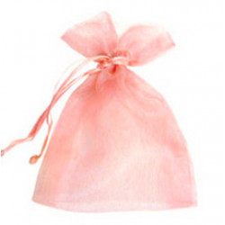 Pastel Pink Organza Bags