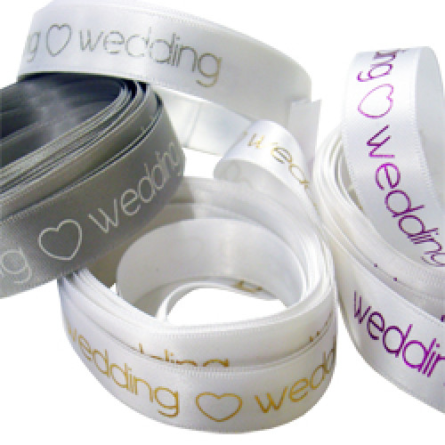 Printed Wedding Ribbon