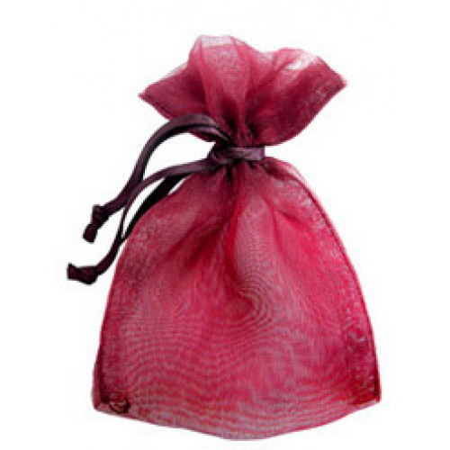 Rustic Red Organza Bags