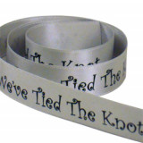 Tied The Knot Printed Ribbon