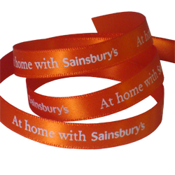 Sainsburys Printed Ribbon