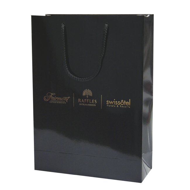 Raffles Hotels Foil Blocked Carrier Bags